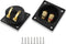 2-Way Speaker Box Terminal Cup, 2.2 Inch Square Stereo Screw Cup Connectors, Pack of 2