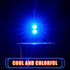 4 5v 8 Frienda Pieces Mini USB LED Light, Car LED Interior Lighting Smart USB Atmosphere Light, Laptop Keyboard Office