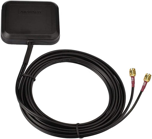 Bingfu 4G LTE Adhesive Magnetic Mount Antenna, MIMO SMA Male Compatible with 4G LTE Wireless Home CPE
