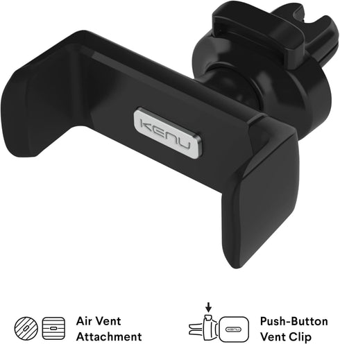 Kenu Airframe Ultra with Insta-Grip Tech, Universal Smartphone Car Vent Mount Holder for All Phones