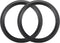 ACROPIX Universal 6.5" Subwoofer Speaker Rings Cover, Decorative Circle without Mesh Grille, ABS Black, Pack of 2