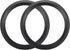 ACROPIX Universal 6.5" Subwoofer Speaker Rings Cover, Decorative Circle without Mesh Grille, ABS Black, Pack of 2