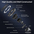 SYNCWIRE MagSafe Car Mount | Carbon Fiber Magnetic Phone Holder for Car, 360° Rotation, Strong Magnet for iPhone 15 Pro