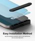 iPhone 15 Plus Screen Protector by Ringke: Shatterproof 9H Tempered Glass, Case Friendly, Easy Install with Tool.