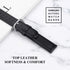 TOOBUR Smart Watch Band, Lamshaw Soft Classic Genuine Leather Replacement Strap for IDW13 1.8" Smart Watch