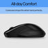 HP 250 Dual Mouse, Multi-OS & Device Compatibility, Dual-Mode 2.4 GHZ or Bluetooth, Ambidextrous (Black)