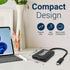 uptab USB C to DisplayPort Dual Monitor Adapter Hub - Dual 4K 60Hz Multi Monitors Splitter for Windows PC and macOS