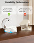 AMAZYC-US 8-Pack 360 8mm Magnetic Cable Clips Cord Organizer, Swivel Cable Holder with Slot for Phone Charging Cord