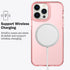 ArtsEvo Shockproof Clear Design Case for iPhone 13 Pro Max - Certified 6.6ft Drop Protection, Pink