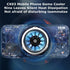MEMO Magnetic Gaming Phone Cooler - Fast Wireless Charger 15W, Portable Semiconductor Radiator Fan for
