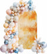 Jnbasdffb Orange Fall Ombre Wedding Arch Cover, Stretchy Spandex Arch Backdrop Stand Covers