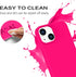 BENTOBEN Soft Silicone Gel Case for iPhone 14, Shockproof Protective Phone Cover, Hot Pink