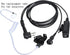 Replacement Acoustic Coil Tube for Motorola Baofeng Kenwood Walkie Talkie Earpieces (10 Packs)