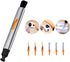 K&F Concept Multifunctional Lens Cleaning Kit, Aluminium Alloy Pen*1 + Airpods Stripper*3 + Flocking Sponge*3 for