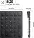 havit Bluetooth Number Pad, Wireless 26 Keys Mini Numeric Keypad, Rechargeable for Laptop, Desktop, PC - Black