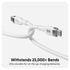 HyperJuice 240W USB C to USB C Cable (3ft/1m) for All Devices - Durable, Tangle-Free Design