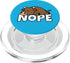 Funny Laziness Shirts & Gifts For Animal Lovers Lazy Bull Dairy Farmer Rancher Not Today Nope PopSockets PopGrip for MagSafe