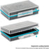 JJC Water-Resistant AA Battery Case, PC Shell Shockproof Organizer for 8 x AA / 14500 Batteries