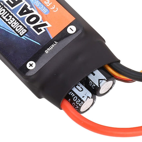 70A Bidirectional RC Brushless ESC Electronic Components RC Electric Speed Controller for RC Car Boat Underwater
