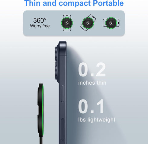 Fast Wireless Charging Pad for Google Pixel 9 Pro/9Pro XL/9Pro Fold/8/8Pro/7/7Pro/6/6 Pro/5, Pixel 9 Pro Wireless