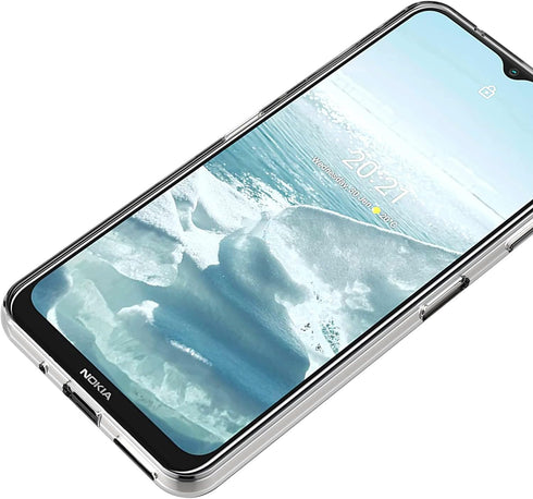 MaiJin Case for Nokia G10 / G20 (6.52 inch), Soft TPU Rubber Gel Bumper Transparent Back Cover