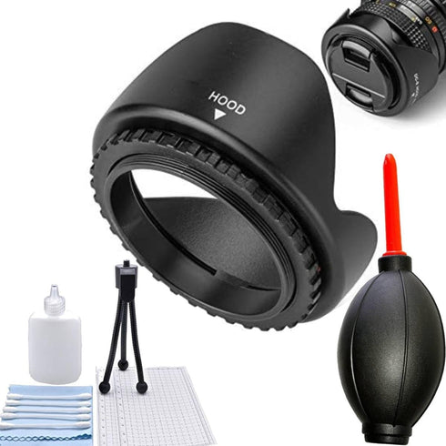 46MM Reversible Lens Hood for Panasonic Lumix G 25mm f/1.7 ASPH