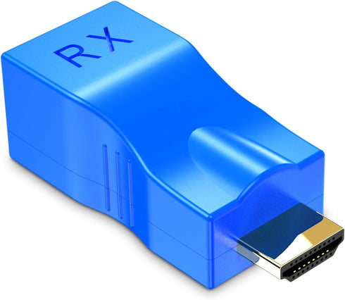 SNLLMZI RJ45 5e 6 1080p 30m PS4 4K 2K2 HDMI Extender,HDMI to Network Cable Extender Converter Repeater Over Cat / up
