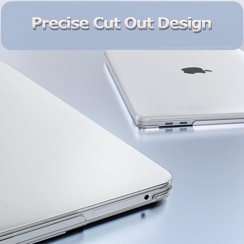 MOSISO MacBook Pro 13 inch Case, Compatible with M2 2025, 2024, 2023-2016, Crystal Clear Hard Case