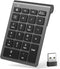 LIANGSTAR Number Pad, Wireless Numeric Keypad 22 Keys Portable Keyboard Extensions with 2.4GHz