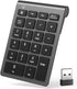 LIANGSTAR Number Pad, Wireless Numeric Keypad 22 Keys Portable Keyboard Extensions with 2.4GHz