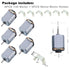 6 Pack DC 1.5-3V Mini Electric 130 Motor Kit - 15000RPM for DIY Remote Control Toy Car Hobby