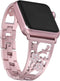 Bling Bracelets Compatible with Apple Watch Band - 46mm/45mm/44mm/42mm Stainless Steel Dressy Jewelry