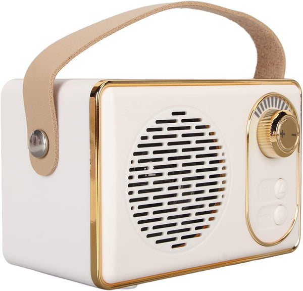 Zopsc Retro Bluetooth Speaker, Vintage Style with Bluetooth 5.0, Card AUX Input, USB Drive Support for Home, Outdoor,