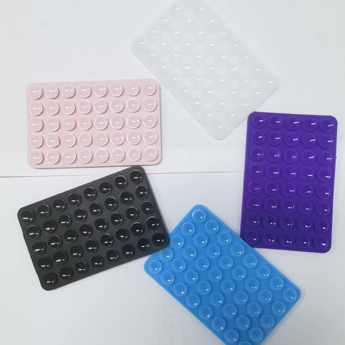 Generic 2 Sets, Mobile Phone Suction Cup Silicone Exquisite Double-Sided Type, Hands-Free Mobile Phone Accessories