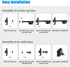 SpeXyngial 360 4.0''-7.0'' Car Phone Holder, Car Phone Mount Rotation, Upgraded Version with Strong Suction Power