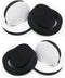 6.5" Foam Speaker Enhancer System Sponge Kit for Universal Drivers, Self Adhesive Car Door Speaker Foam Rings (4)