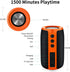MusiBaby Bluetooth Speaker, Waterproof Wireless Outdoor Portable Speaker with Stereo Sound, Booming Bass, Bluetooth