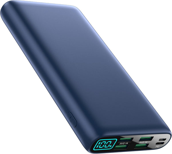 Portable Charger 38800mAh, LCD Display Power Bank, 4 USB Outputs Battery Pack Compatible with iPhone 16/15/14/13