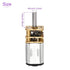 3pcs 3V 200RPM 1.7 10mm DMiotech Rated Torque Output Shaft Length Micro DC Speed Reduction Motor Mini Metal Gearbox