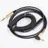 FAAEAL Solo3 Coiled Audio Cable,Replacement for Marshall Major2 Major3 Major4 Beats Studio3 Wireless Headsets,3.5mm in-line mic Volume Control Headphone Cord 4.2ft-8ft