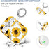 Maxjoy Clear AirPods Case, Cute Soft Transparent Cover for AirPods 2nd Gen with Keychain Clip for 1st & 2nd Generation