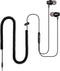 Extra Long Earbuds for TV & PC, with 12FT Spring Coiled Extension