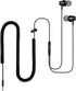 Extra Long Earbuds for TV & PC, with 12FT Spring Coiled Extension