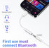 HianDier iPhone Headphone Adapter, Lightning to 3.5mm Adapter for Bluetooth Headphones Compatible with iPhone 14 13 12