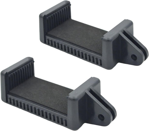 2 Pack Universal Smartphone Holder with GoPro Style Mount for Any Phone, Compatible with iPhone, Samsung, Google