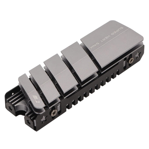 M.2 NVME Radiator, Double Sided Heatsink Cooler with Silicone Thermal Pad for M.2 2280 SSD, NGFF SSD