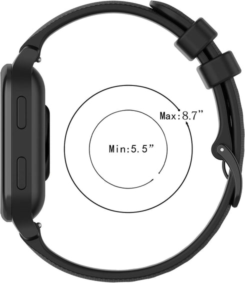 FitTurn Bands Compatible with Garmin forerunner 225S/Venu 2s, 3 Pack Soft Silicone Sport Replacement Wristband