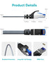 8 6 5 Pack, 40Gbps 2000Mhz RJ45 BUSOHE Cat Ethernet Cable FT Nylon Braided High Speed Heavy Duty Network LAN Patch
