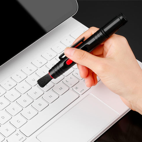 K&F Concept Lens Cleaning Pen with Soft Brush, Double-Sided Carbon Head for Camera, Optical Lens, Glasses, and VR