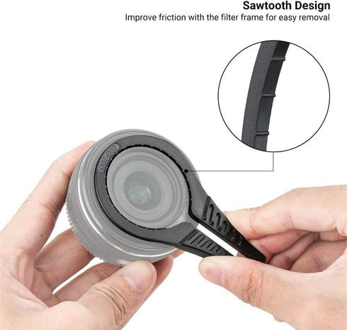 2 Packs Camera Lens Filter Wrench Kit, CPL UV ND Filter Removal Tool Set for Canon Nikon Sony
